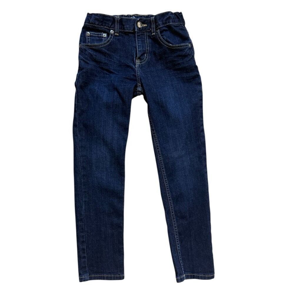 Youth Boys Wonder Nation Darkest Rinse Straight Leg Slim Jeans  Sz 8 Slim